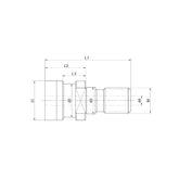OTT Pull Stud / ISO Pull Stud - Makotools Industrial Supply Tools for Metal Cutting